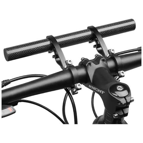Prolunga Manubrio Bici, Supporto Multifunzionale In Lega Di Alluminio Black - Foto 2