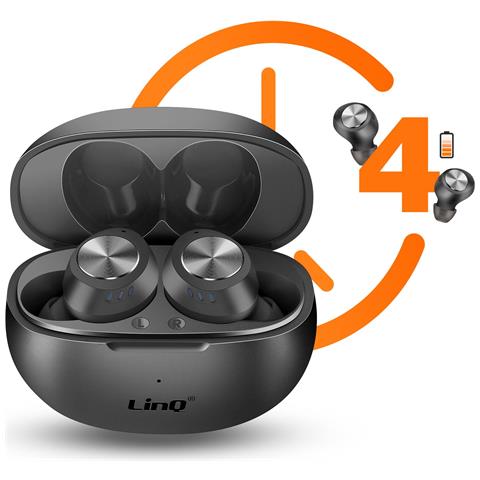 Cuffie Bluetooth Con Microfono Integrato, Nero - Foto 5