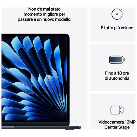MacBook Air 15'' M4 chip 10-core CPU 10-core GPU, 16GB, 256GB SSD - Mezzanotte - Foto 10
