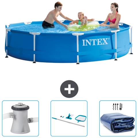 Piscina Fuori Terra - In Giro - 305x305x76 Cm - Blu - Include Accessori Coordinati Cb81 - Foto 1