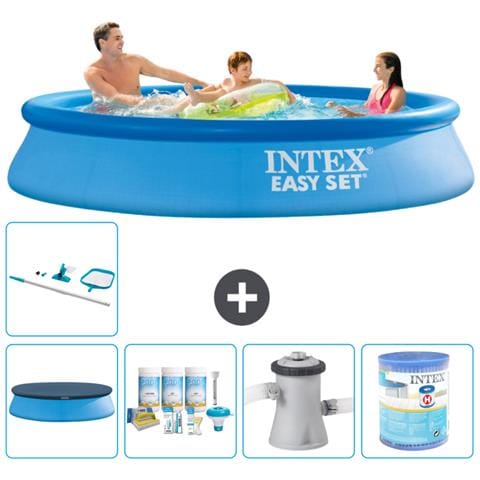 Piscina Fuori Terra - In Giro - 305x61 Cm - Blu - Include Accessori Coordinati A451 - Foto 1