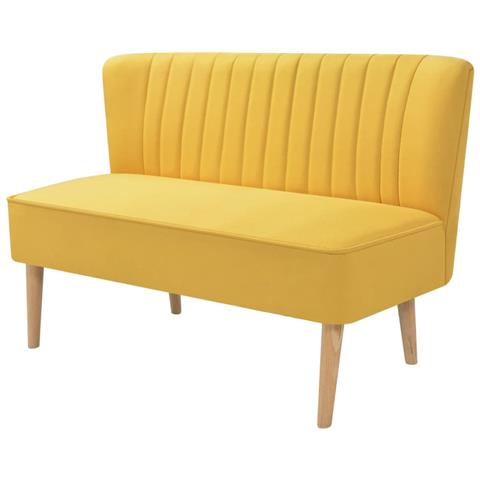 Lusso Casadino -  Divano In Tessuto 117x55,5x77 Cm Giallo - Foto 2