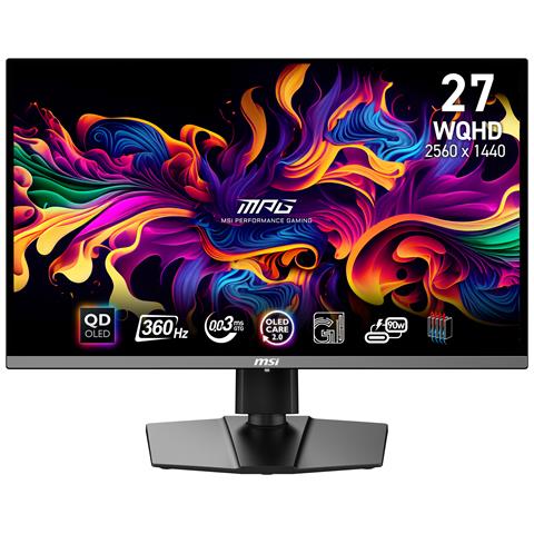 MPG 271QRX QD-OLED Monitor PC 67,3 cm (26.5") 2560 x 1440 Pixel Wide Quad HD Nero - Foto 2