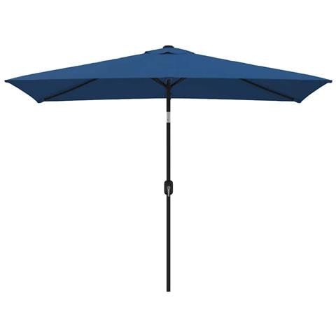 Ombrellone Da Esterni Con Palo In Metallo 300x200cm Azzurro - Foto 1