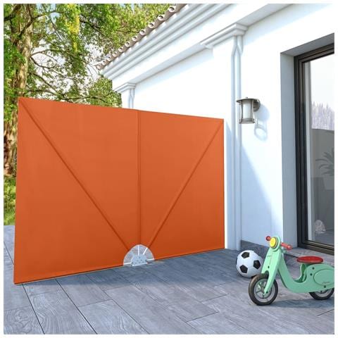 Tenda Laterale Per Terrazza Pieghevole Terracotta 240x160 Cm - Foto 8