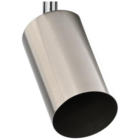 Faretto da soffitto 1 Via Regolabile Nichel Spazzolato GU10 - Foto 9