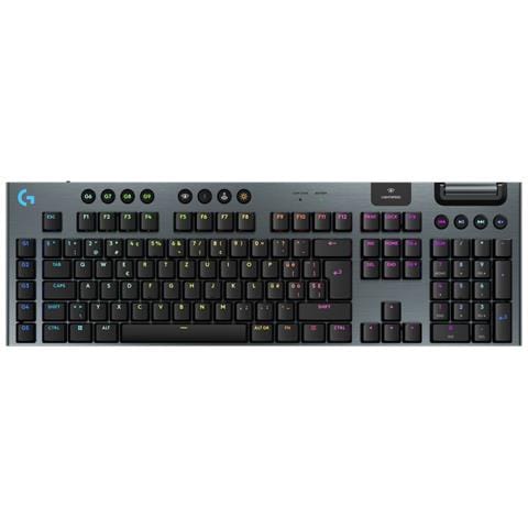 G915 X LIGHTSPEED tastiera Gaming USB + RF Wireless + Bluetooth QWERTZ Svizzere Nero - Foto 1