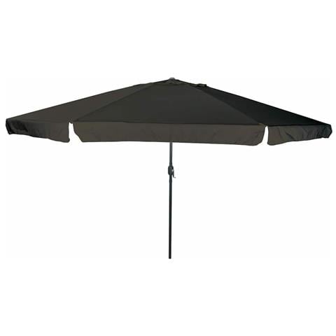 Ombrellone da Giardino  ø395x245 cm Nero - Foto 1
