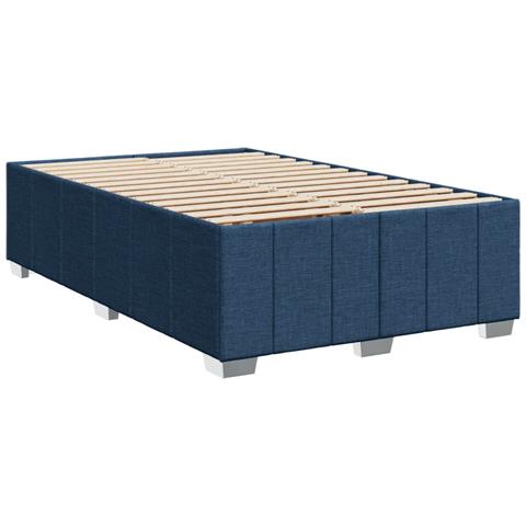 Giroletto a Molle con Materasso Blu 120x190 cm in Tessuto - Foto 9