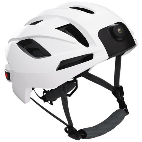 Casco Da Ciclismo Bluetooth Per Esterni Con Videocamera Hd 1080p E Gps White - Foto 2