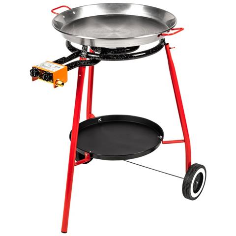 Paellera A Gas Valencia Su Carrello - 11,4kw - Foto 1