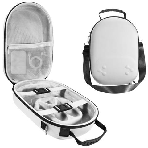 Custodia Protettiva Compatibile Con Meta Quest 3s - Borsa In Pelle Eva Grigia - Foto 1