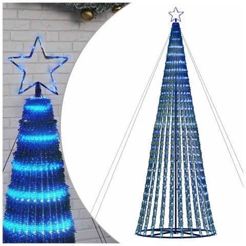 Albero di Natale a LED 1028 LED Blu 403 cm - Foto 1