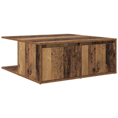 Tavolino da salotto with Drawer Legno antico 80 x 80 x 31 cm - Foto 1