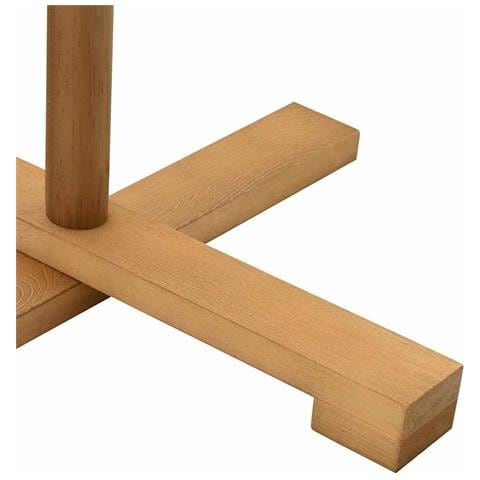 Albero di Natale in legno Marrone 180 cm Legno di pino massello - Foto 9