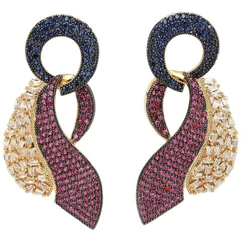 Collezione Diva Orecchini Moderni in Zirconia Cubica - Foto 5