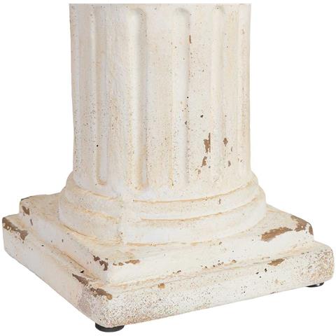 Colonna Decorativa In Magnesio Bianco 25x25x45h Cm - Foto 5