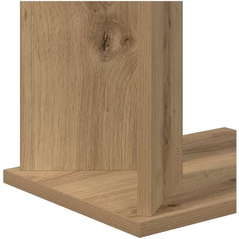 Tavolino Rovere artigianale 35 x 25 x 50 cm Legno multistrato - Foto 9