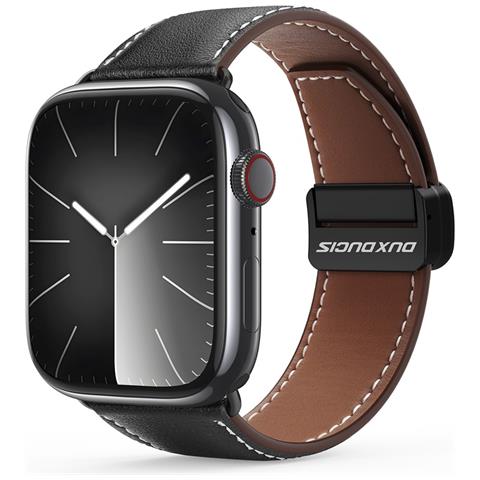 Cinturino Orologio per Apple Watch - Pelle, Nero - Foto 4