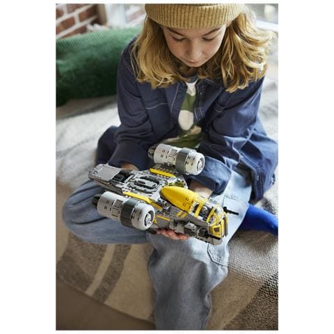 Star Wars 75447 Razor Crest, Astronave Giocattolo con 4 Minifigure e Figura Grogu, Regalo di Compleanno per Bambini 10+ - Foto 2