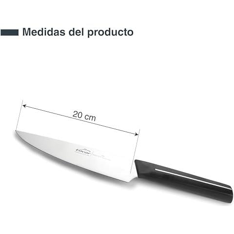 38230 - Coltello da chef, acciaio inossidabile, lama conica - Foto 2
