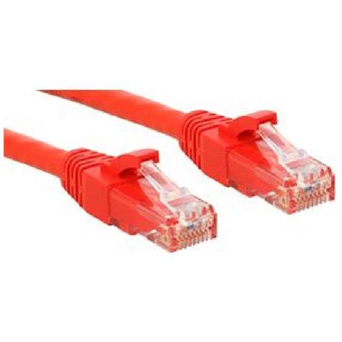 Cavo di Rete Patch Cat. 6 UTP LSOH privo di alogeni, rosso, 0,3m - Foto 2