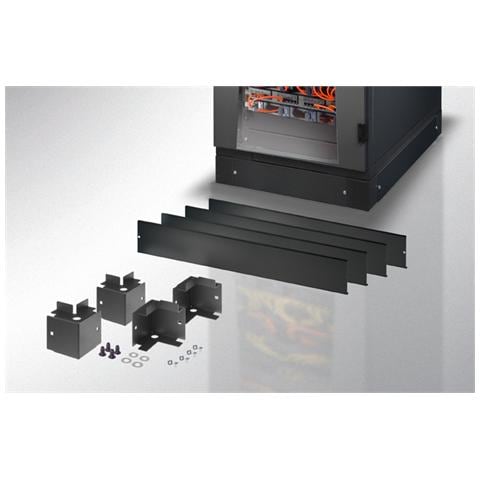 I-CASE PLF-610 - Zoccolo 600 x 1000 mm per Armadi Rack Nero - Foto 1