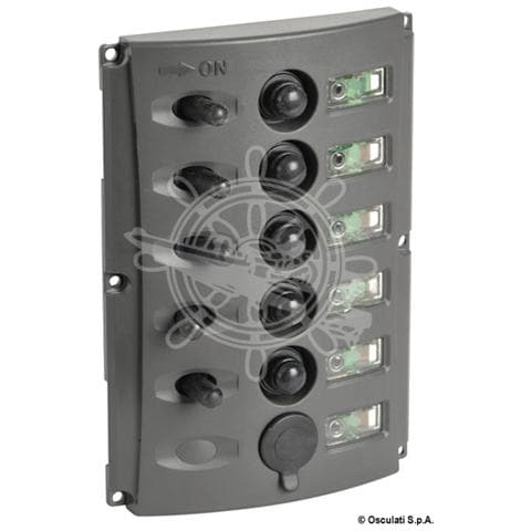 Pannello elettrico fusibili automatici doppio LED - Foto 1
