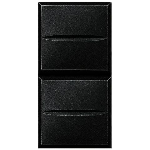 Doppio Pulsante 1p No + 1p No 10a 250v A. c. Antracite - Foto 2