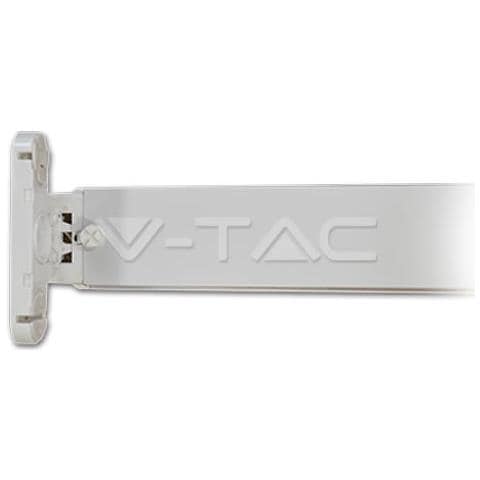 Plafoniera Per Neon Led T8 Tubo 60 Cm Doppia Vt-16011 6053 - Foto 2