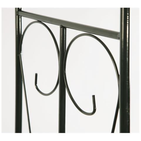 Arco traliccio rose piante rampicanti in ferro verde h. 215 cm - Foto 6