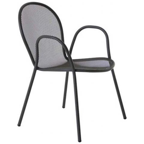 Ronda Poltrona Impilabile Ferro Antico 116 Emu - Foto 1