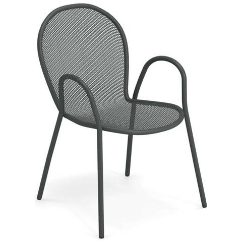 Ronda Poltrona Impilabile Ferro Antico 116 Emu - Foto 3