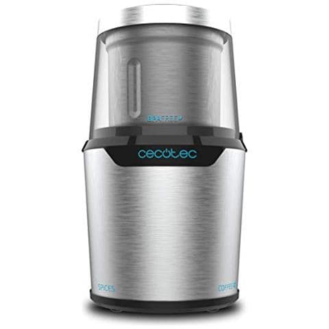 TitanMill 300 DuoClean, macinino: per caffè, spezie e altri alimenti, due bicchieri (macinare e tritare), lame rivestite in titanio, capacità di 90 g (18 tazze di caffè), 300 W - Foto 3