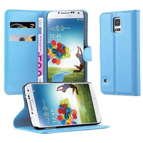 Custodia Compatibile Con Samsung Galaxy S5 / S5 Neo In Pastello Blu - Coperchio Protettiva Con Chiusura Magnetica, Funzione Stand E Tasca Per Le Carte - Foto 1