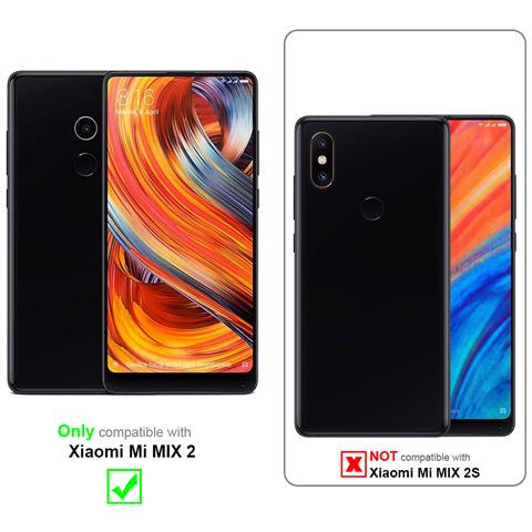 Custodia Compatibile Con Xiaomi Mi Mix 2 In Blu Metallico - Coperchio Protettivo In Silicone Tpu Flessibile - Foto 9