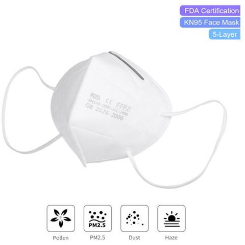 50 Pezzi Maschera Ffp2 4 Strati Maschere Kn95 Filtrazione 95% - Foto 3