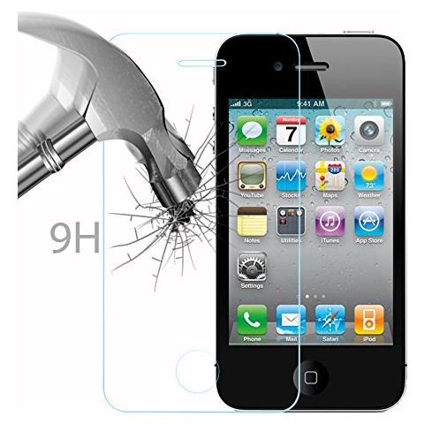 Pellicola Di Armatura Compatibile Con Apple Iphone 4 / Iphone 4s In Elevata Trasparenza - Vetro Temperato (tempered) Di Protezione Del Display In Durezza 9h Con 3d Touch - Foto 2