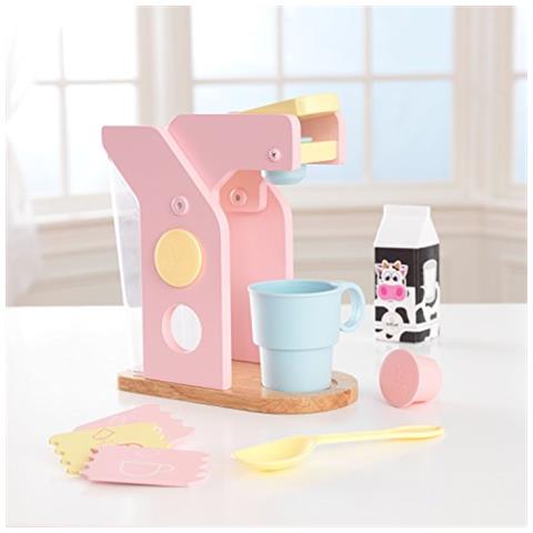 Kidkraft 63380 Pastel - Set Macchina Per Caffè Espresso Giocattolocon Accessoriper Bambinimulticolore (pastello)  - Foto 2
