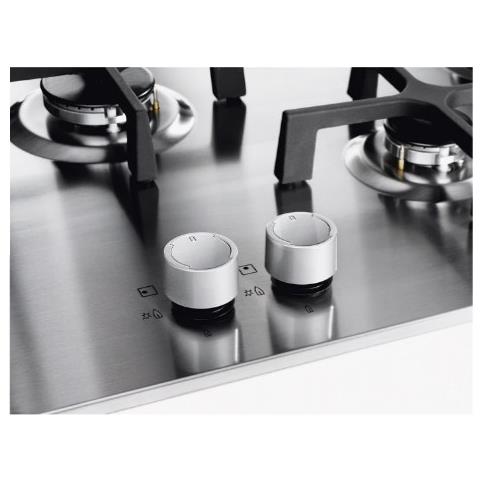 Piano Cottura EGS6434X a Gas 4 Fuochi Colore Acciaio Inox - Foto 7
