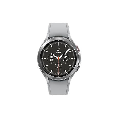 Galaxy Watch4 Classic 46mm Impermeabile 5ATM Display 1.4" 16GB Bluetooth Wi-Fi e NFC per Fitness con Pedometro e Cardiofrequenzimetro Argento - Italia - Foto 2