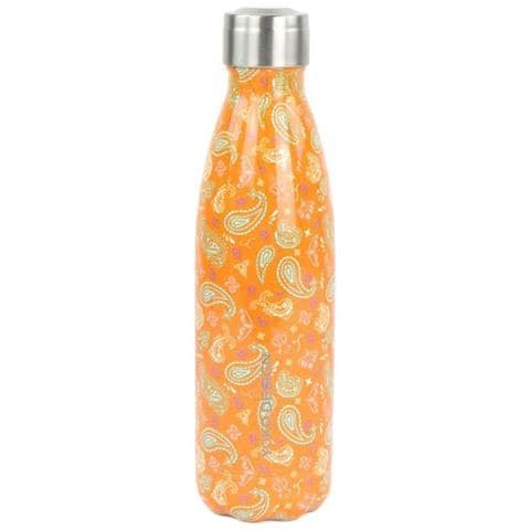 Bottiglia Termica Da 500 Ml Con Motivo Cashmere Arancione - Foto 1