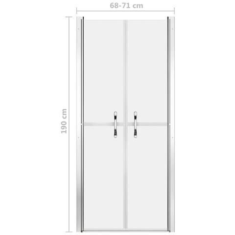 Porta per Doccia in ESG Satinato 71x190 cm - Foto 2
