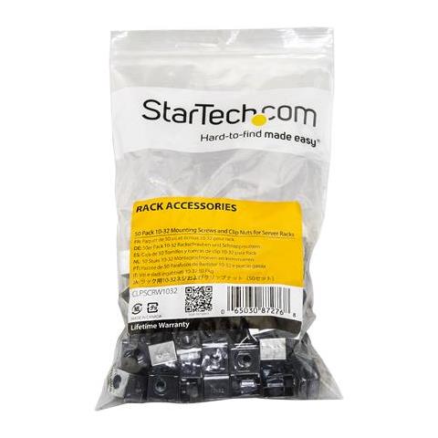 Viti e Dadi con clip di fissaggio per Rack Server 10-32 - confezione da 50 viti - Viti per Armadio Server Rack - Foto 4