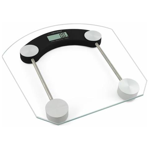 EBS008K bilance pesapersone Bilancia pesapersone elettronica Rettangolo Nero - Foto 1