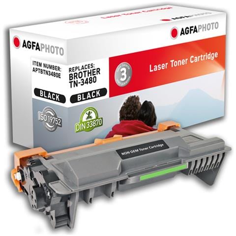 TONER COMPATIBILE - APTBTN3480E cartuccia 1 pz Nero - Foto 1