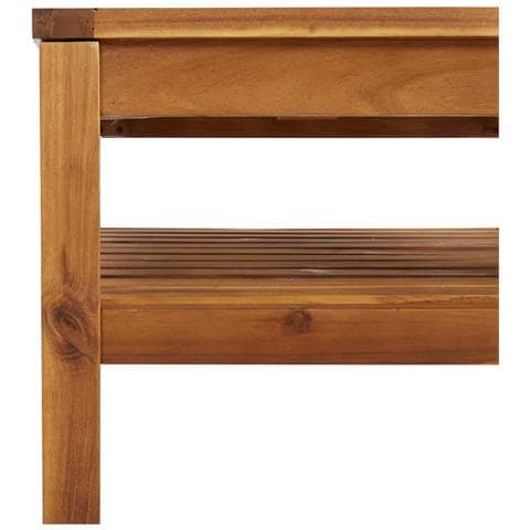 Set Divani da Giardino 5 pz con Cuscini Crema in Legno Acacia - Foto 9