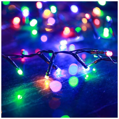 Stringa Led Compatta Con 1000 Luci Led Multicolore 10 M Pvc - Foto 2