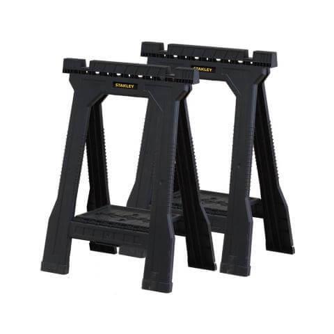 Set 2 Cavalletti Da Lavoro Pieghevoli Stanley - Portata 362 Kg (junior Stst1-70355) - Foto 1