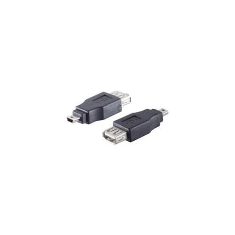 Bs77051 Adattatore Per Inversione Del Genere Dei Cavi Usb A Mini Usb B Nero - Foto 1